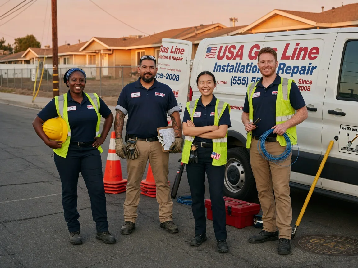 Gas Line Installation company in Washburn, ND